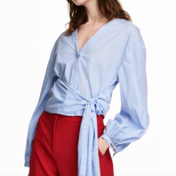 Wrap blouse h&m Clearance